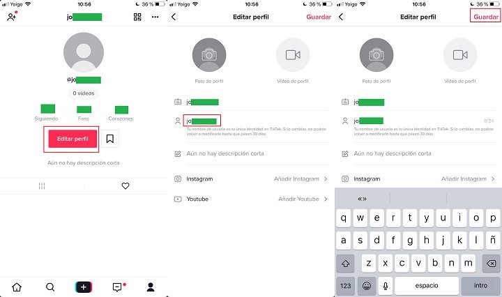 Imagen - Cómo cambiar tu nombre de usuario en TikTok