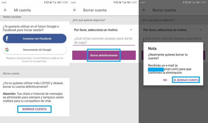 Imagen - Cómo eliminar tu cuenta de Lovoo para siempre