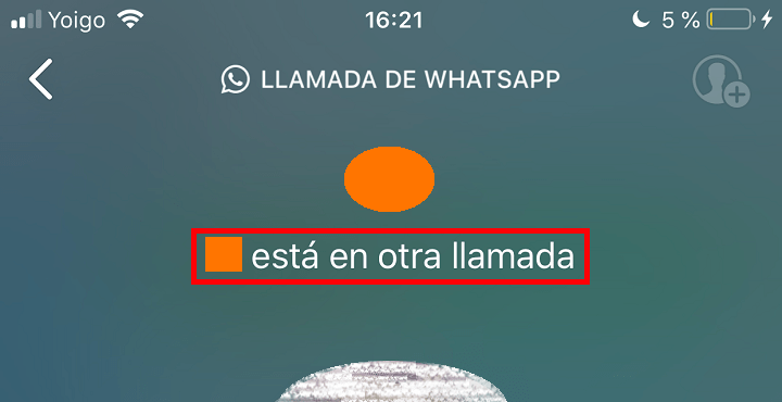 Imagen - ¿Qué significa &quot;está en otra llamada&quot; en WhatsApp?