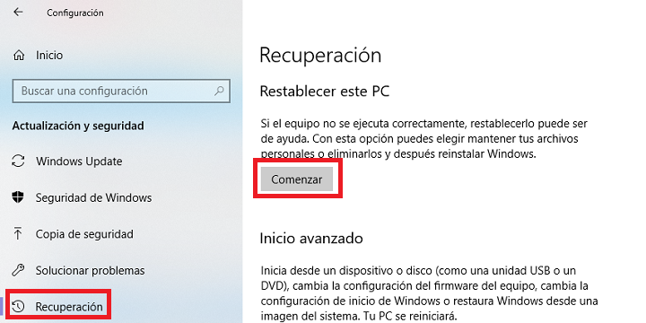 Imagen - Cómo solucionar el error 0xc0000005 en Windows 10