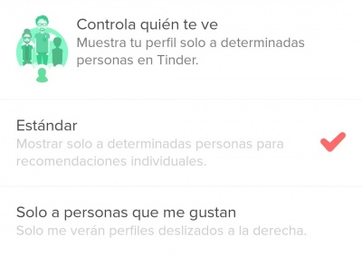 Imagen - &iquest;Puedo elegir qui&eacute;n ve mi perfil en Tinder?