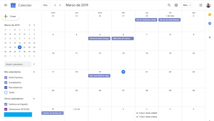 Imagen - 8 plantillas de calendario del año 2019