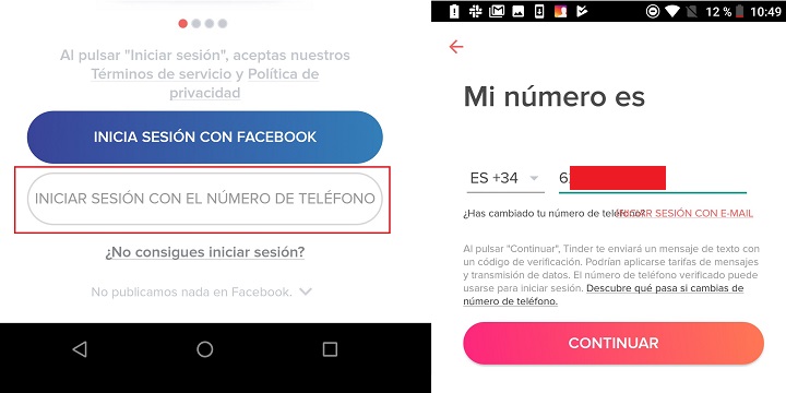 Imagen - Cómo registrarse en Tinder sin Facebook