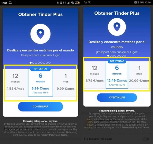 Imagen - ¿Cuánto cuesta Tinder Plus?