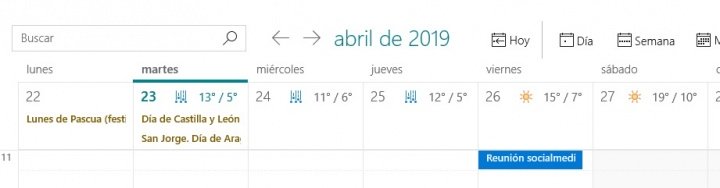 Imagen - C&oacute;mo utilizar la aplicaci&oacute;n Calendario y Contactos de Windows 10 como un profesional
