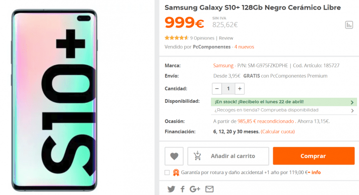 Imagen - 6 tiendas donde comprar el Samsung Galaxy S10+