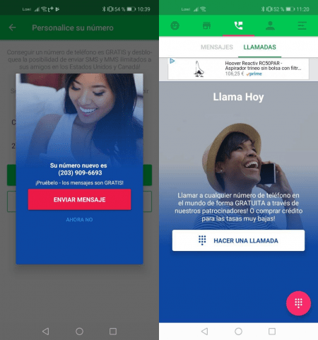 Imagen - TextPlus, la app que ofrece un número de teléfono virtual gratuito