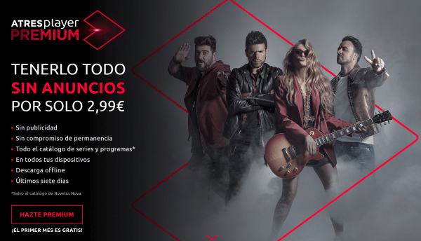 Imagen - &iquest;Cu&aacute;nto hay que pagar para eliminar los anuncios en Atresplayer?
