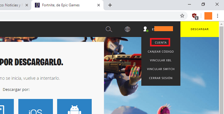 Imagen - Cómo activar la autenticación en dos pasos en Fortnite