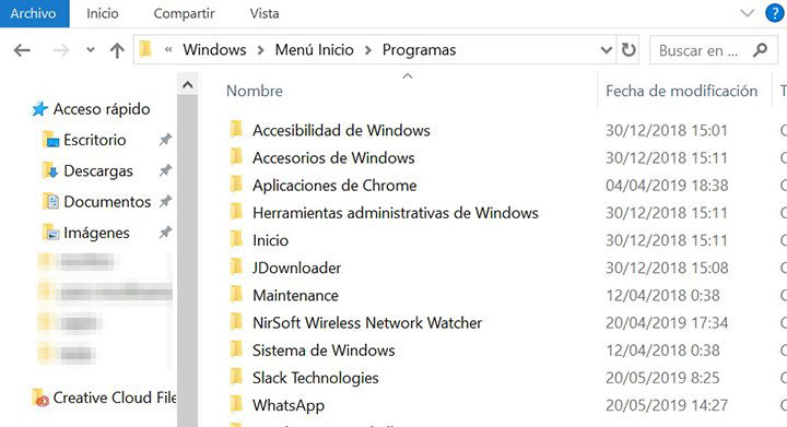 Imagen - Cómo añadir un acceso directo al menú de inicio de Windows