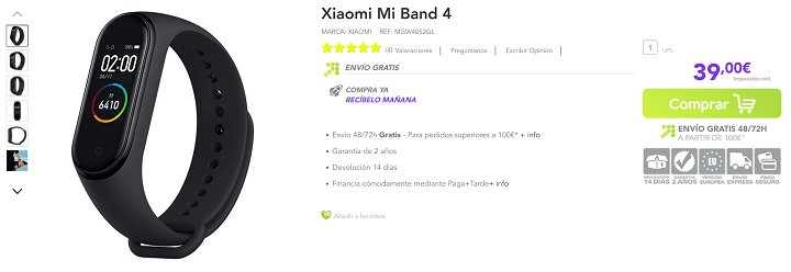 Imagen - Dónde comprar la Xiaomi Mi Band 4