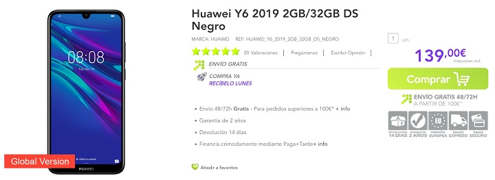 Imagen - Dónde comprar el Huawei Y6