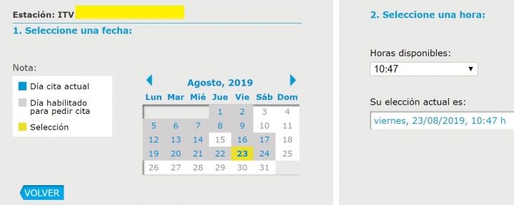 Imagen - C&oacute;mo sacar cita previa de la ITV por Internet