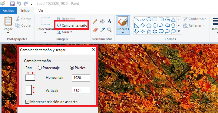 Imagen - Cómo cambiar las dimensiones de las fotos