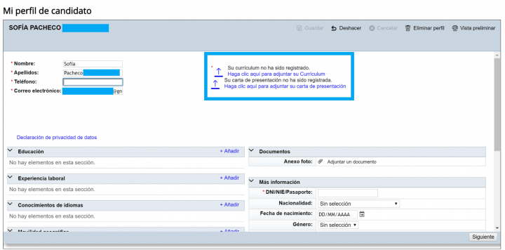 Imagen - Cómo enviar online el currículum a Mercadona