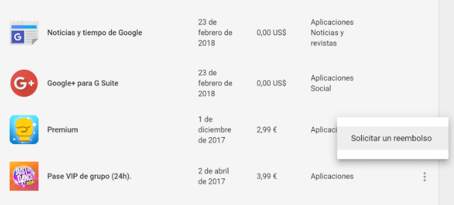 Imagen - Reembolso Google Play: Cómo devolver apps compradas
