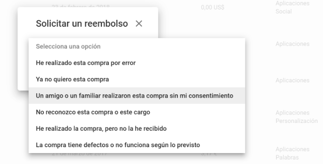 Imagen - Reembolso Google Play: Cómo devolver apps compradas