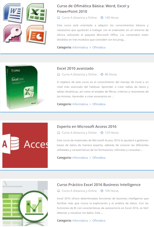 Imagen - 12 cursos de Office online
