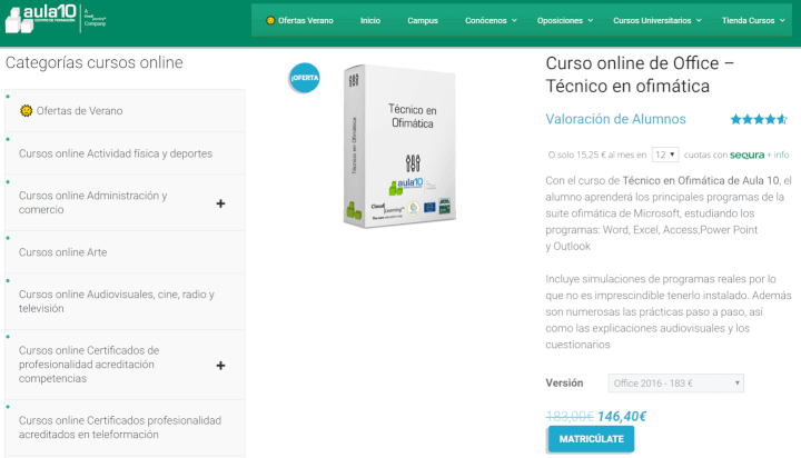Imagen - 12 cursos de Office online