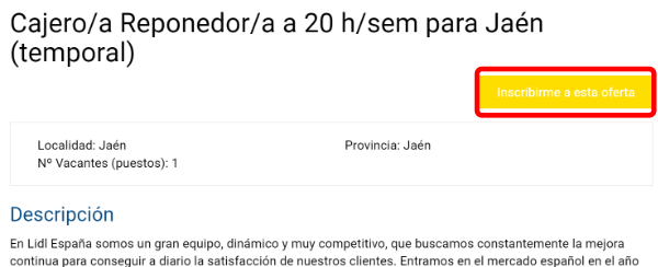 Imagen - Cómo enviar online el curriculum vitae a Lidl