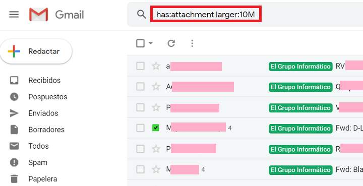 Imagen - Cómo liberar espacio de almacenamiento en Gmail