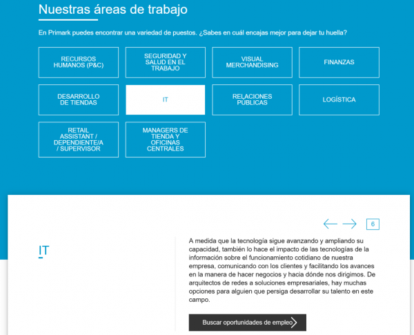 Imagen - Cómo enviar online el currículum a Primark