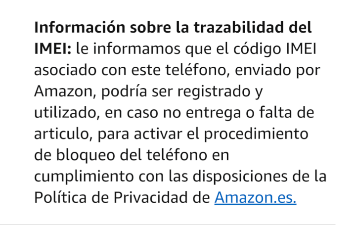 Imagen - ¿Por qué Amazon guarda el IMEI de los móviles que vende?
