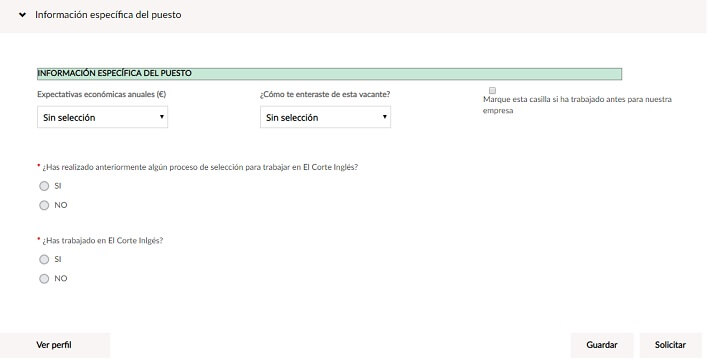 Imagen - C&oacute;mo enviar el curr&iacute;culum a El Corte Ingl&eacute;s online
