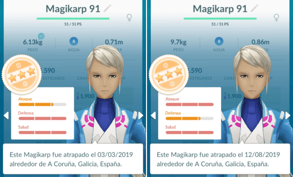 Imagen - Valores IV en Pokémon Go: qué son y qué diferencia tienen con los PC
