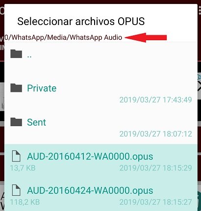 Imagen - Cómo convertir audios de WhatsApp a mp3