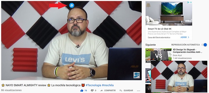 Imagen - Cómo activar el modo PIP o Picture-in-Picture para YouTube