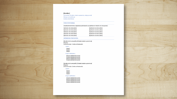 Imagen - 14 plantillas de curriculum vitae