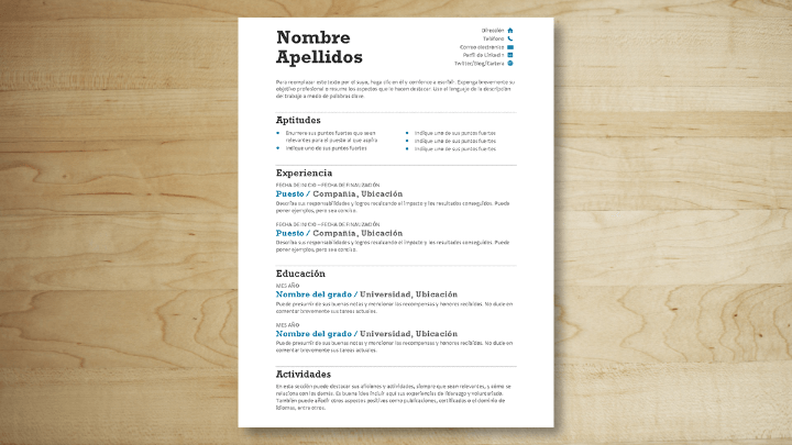 Imagen - 14 plantillas de curriculum vitae