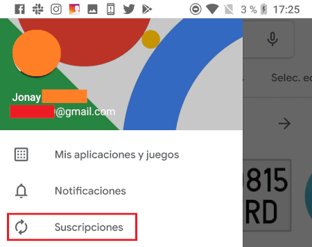 Imagen - Cómo dar de baja suscripciones en Android