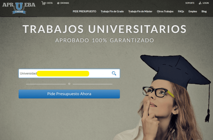 Imagen - Apruebatodo, la polémica web para encargar trabajos universitarios