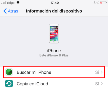 Imagen - Cómo desactivar &quot;buscar mi iPhone&quot;