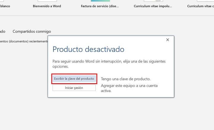 Imagen - C&oacute;mo activar Office