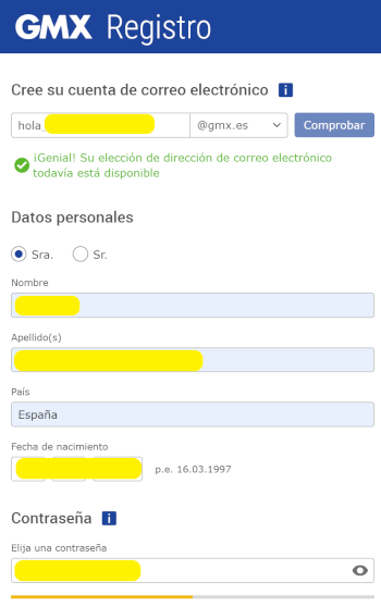 Imagen - Cómo crear una cuenta de correo en GMX