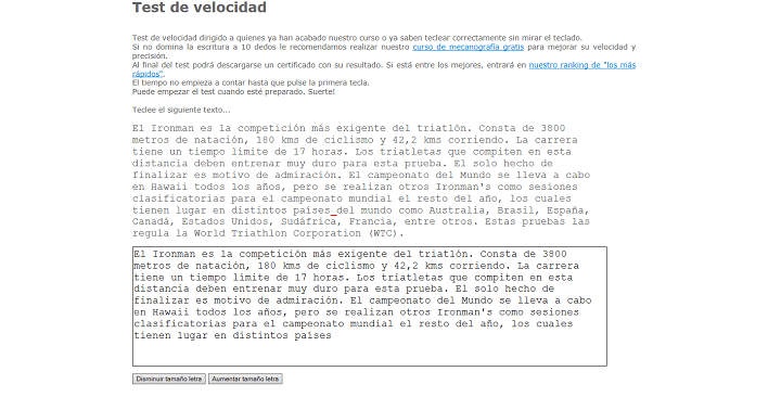 Imagen - Cursomeca, una web para aprender mecanografía gratis