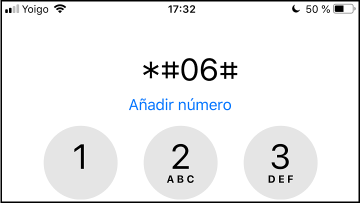 Imagen - Cómo saber el IMEI en iOS