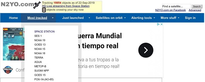Imagen - 9 webs para ver satélites en tiempo real