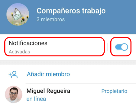 Imagen - Cómo silenciar chats de Telegram