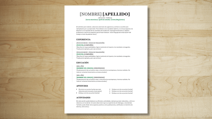 Imagen - 14 plantillas de curriculum vitae