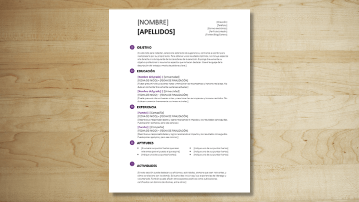 Imagen - 14 plantillas de curriculum vitae