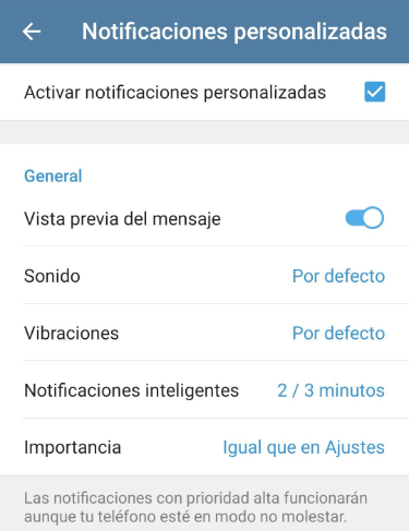 Imagen - Cómo silenciar chats de Telegram