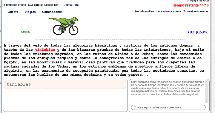 Imagen - VelociDactil, un sencillo juego de mecanografía