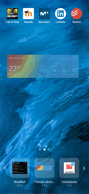 Imagen - Cómo poner el widget del tiempo