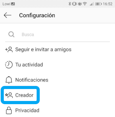 Imagen - ¿Qué es una &quot;Cuenta de creador&quot; en Instagram?