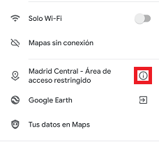 Imagen - Cómo evitar Madrid Central en Google Maps