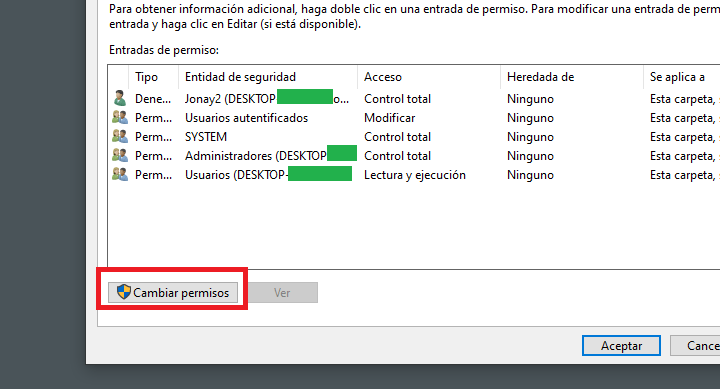 Imagen - Cómo corregir los permisos de un disco duro externo